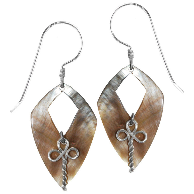 Open Invert Teardrop w/3 Leaf Clover