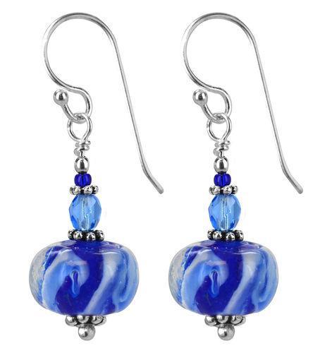 Jody Coyote Ombre Blue Earring