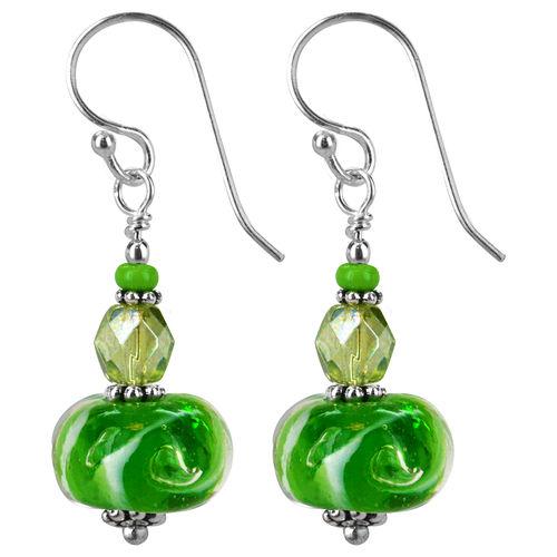 Jody Coyote Ombre Green Earring