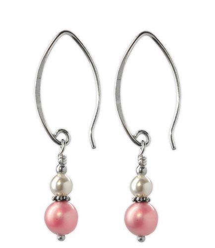 Jody Coyote Fifth Avenue Mini Pastel Pink Earring