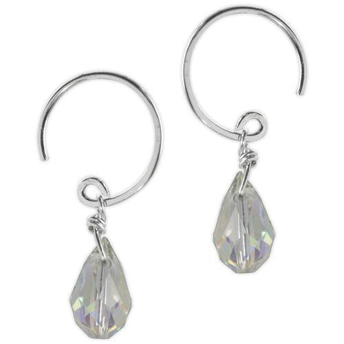 Jody Coyote Sonata Small Light Green Faceted Bead Drop Earring Earring