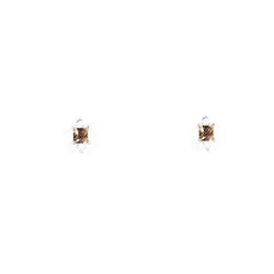 Jody Coyote Prism Light Peach, White Opal Earring
